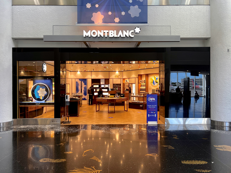 Mont Blanc Store Front North Terminal